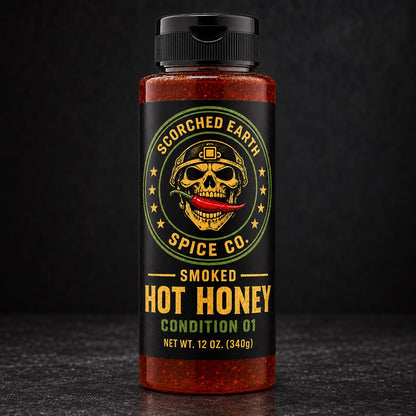 Scorched Earth Smoked Hot Honey Condition 1 bottle