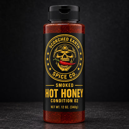 Scorched Earth Smoked Hot Honey Condition 2 bottle