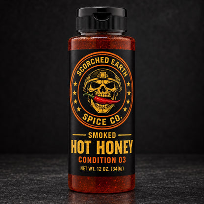 Scorched Earth Smoked Hot Honey Condition 3 bottle coming soon